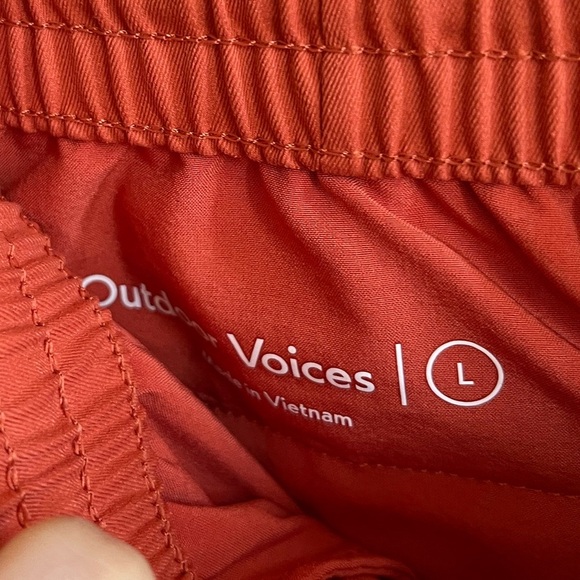 Outdoor Voices Orange Pants Size L - Picture 5 of 5